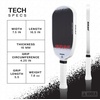 image:imageJOOLA Agassi PRO IV 16mm Pickleball Paddle wExtended Sweet Spot  Carbon Fiber Surface Increases Spin amp Control  SK Film for Power amp Larger Sweet spot  UPAA Certified  USAP Approved  NFC ChipSingle  16mm Carbon GRAF Edge