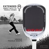 image:imageJOOLA Agassi PRO IV 16mm Pickleball Paddle wExtended Sweet Spot  Carbon Fiber Surface Increases Spin amp Control  SK Film for Power amp Larger Sweet spot  UPAA Certified  USAP Approved  NFC ChipSingle  16mm Carbon GRAF Edge