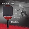 image:imageJOOLA Agassi PRO IV 16mm Pickleball Paddle wExtended Sweet Spot  Carbon Fiber Surface Increases Spin amp Control  SK Film for Power amp Larger Sweet spot  UPAA Certified  USAP Approved  NFC ChipSingle  16mm Carbon  Agassi Edge