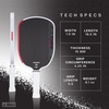 image:imageJOOLA Agassi PRO IV 16mm Pickleball Paddle wExtended Sweet Spot  Carbon Fiber Surface Increases Spin amp Control  SK Film for Power amp Larger Sweet spot  UPAA Certified  USAP Approved  NFC ChipSingle  16mm Carbon  GRAF Pro
