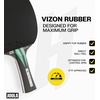 image:imageJOOLA Hugo Calderano Carbon Pro Table Tennis Racket Set  Includes CompetitionLevel Racket with ITTFApproved Micron Rubbers and Carbon Fiber Blade 3Star Tournament Balls amp Protective Carry Case