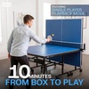 image:imageJOOLA Inside Professional MDF Indoor Ping Pong Table with Quick Clamp Table Tennis Net and Post Set  10 Minute Easy Assembly  Tournament Quality  Foldable with Single Player Playback Mode15mm Blue