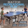 image:imageJOOLA Inside Professional MDF Indoor Ping Pong Table with Quick Clamp Table Tennis Net and Post Set  10 Minute Easy Assembly  Tournament Quality  Foldable with Single Player Playback Mode15mm Blue
