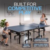 image:imageJOOLA Inside Professional MDF Indoor Ping Pong Table with Quick Clamp Table Tennis Net and Post Set  10 Minute Easy Assembly  Tournament Quality  Foldable with Single Player Playback Mode18mm Blue