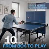 image:imageJOOLA Inside Professional MDF Indoor Ping Pong Table with Quick Clamp Table Tennis Net and Post Set  10 Minute Easy Assembly  Tournament Quality  Foldable with Single Player Playback Mode18mm Blue
