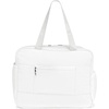 image:imageJOOLA Overnight Puff Bag  Lightweight Travel Duffel with Padded Laptop Sleeve Ventilated Shoe Pocket Water Bottle Storage Multiple Secure Zip Pockets amp Quilted Design for Work Gym amp Weekend TripsWhite