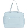 image:imageJOOLA Overnight Puff Bag  Lightweight Travel Duffel with Padded Laptop Sleeve Ventilated Shoe Pocket Water Bottle Storage Multiple Secure Zip Pockets amp Quilted Design for Work Gym amp Weekend TripsBlue Breeze