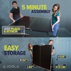 image:imageJOOLA Ping Pong Conversion Top with Net Set for Billiard and Pool Tables  Regulation Top Converts Billiards into Ping Pong Table  Includes Foam Padding for Protection  Steel Frame OptionFull Foam Back