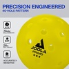 image:imageJOOLA Primo Pickleball Balls  Tournament Indoor and Outdoor Pickleball Balls  USAPA Approved  Ideally Weighted and Precision Crafted 40 Hole Design Official Size4 Pack