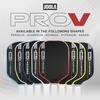 image:imageJOOLA Pro V Pickleball Paddle  14mm16mm  Raw Carbon Fiber Textured Surface  Enhanced Frame amp Propulsion Core USAPA amp UPAA Certified NFC Chip Enabled Premium Control amp Lightweight Performance14mm  Standard Grip