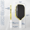 image:imageJOOLA Pro V Pickleball Paddle  14mm16mm  Raw Carbon Fiber Textured Surface  Enhanced Frame amp Propulsion Core USAPA amp UPAA Certified NFC Chip Enabled Premium Control amp Lightweight Performance16mm  Slim Grip