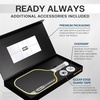 image:imageJOOLA Pro V Pickleball Paddle  14mm16mm  Raw Carbon Fiber Textured Surface  Enhanced Frame amp Propulsion Core USAPA amp UPAA Certified NFC Chip Enabled Premium Control amp Lightweight Performance16mm  Slim Grip