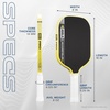 image:imageJOOLA Pro V Pickleball Paddle  14mm16mm  Raw Carbon Fiber Textured Surface  Enhanced Frame amp Propulsion Core USAPA amp UPAA Certified NFC Chip Enabled Premium Control amp Lightweight Performance14mm  Standard Grip