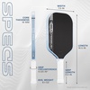 image:imageJOOLA Pro V Pickleball Paddle  14mm16mm  Raw Carbon Fiber Textured Surface  Enhanced Frame amp Propulsion Core USAPA amp UPAA Certified NFC Chip Enabled Premium Control amp Lightweight Performance16mm  Slim Grip