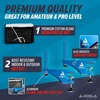 image:imageJOOLA Professional Grade WX Aluminum Indoor amp Outdoor Table Tennis Net and Post Set  Quick Setup  72in Regulation Ping Pong Net  Reinforced Cotton Blend with Adjustable Tensioning System