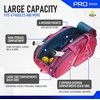 image:imageJOOLA Tour Elite Pro Pickleball Bag  Backpack amp Duffle Bag for Paddles amp Pickleball Accessories  Thermal Insulated Pockets Hold 4 Paddles  Includes Fence HookHot PinkBlue