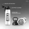 image:imageJOOLA Water Bottle BlackWhite  40ozWhite and Black