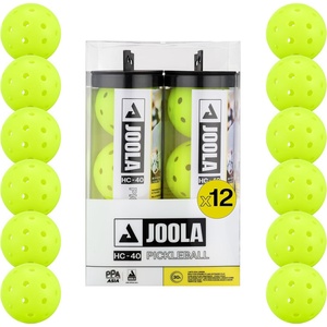 image:imageJOOLA HC40 Hardcourt Pickleball Balls with Storage Tube  USAP Approved Balls for Tournament Play  Durable Pickleballs for Indoor Play amp Outdoor Courts12 Pack